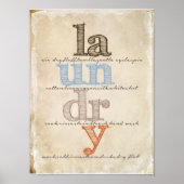 Wäscheservice Poster (Vorne)