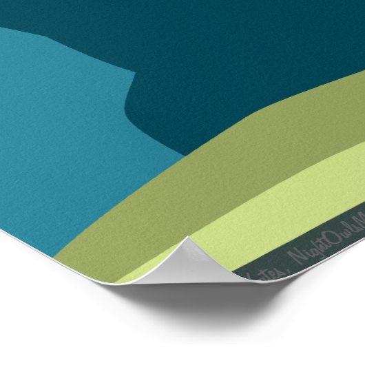 Wäscheservice Room Travel Poster (Ecke)