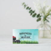 Wäscheservice und Landschaftsschutz Wasserfarbe Visitenkarte (Stehend Vorderseite)