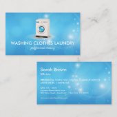 Wäscheservice Visitenkarte (Vorne/Hinten)