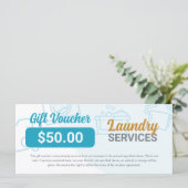 Wäscheservice Waschsalon Trockenreiniger Geschenkg (Stehend Vorderseite)