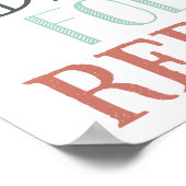 Wäscheservice Zimmer U-Bahn Art Poster (Ecke)