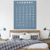 Wäscheservice-Zimmerdeko Leinwanddruck (Insitu (Schlafzimmer))