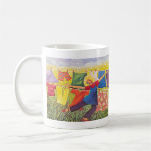 Wäscheständer Kaffeetasse
