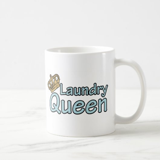 Wäscheständer Königin mit Krone Kaffeetasse (Rechts)