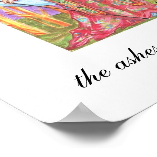 Wäscheständer Poster (Ecke)