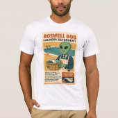 Wäscheständer Roswell-Außerirdischen in den 1950er T-Shirt (Vorderseite)