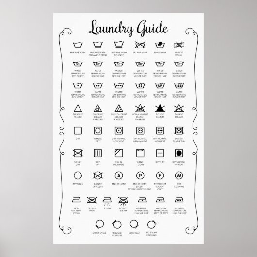 Wäschestandposter Poster (Vorne)