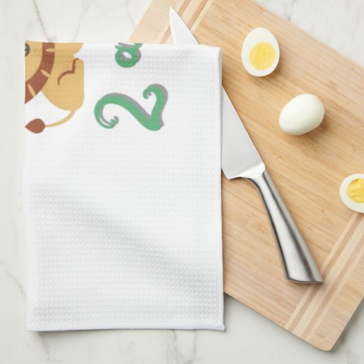 Wäschestücke, ich bin 2 geschirrtuch (Viertel Falte)