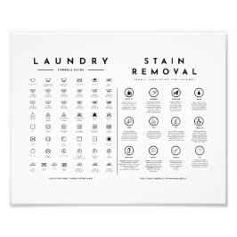 Wäschesymbole beachten beim Entfernen von Zähnen Fotodruck