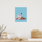 Wäschetag Art Printing Poster (Küche)