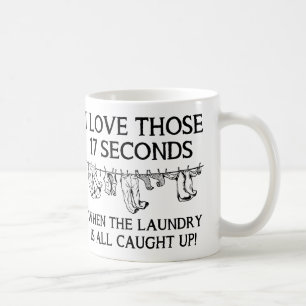 Wäschetag Hausreinigung Lustiger Kaffeebecher Kaffeetasse