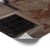 Wäschetrocknen in Venedig, Italien Poster (Ecke)