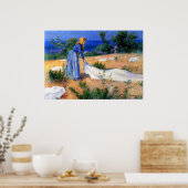 Wäschetrockner Elin Danielson-Gambogi 1896 Poster (Küche)