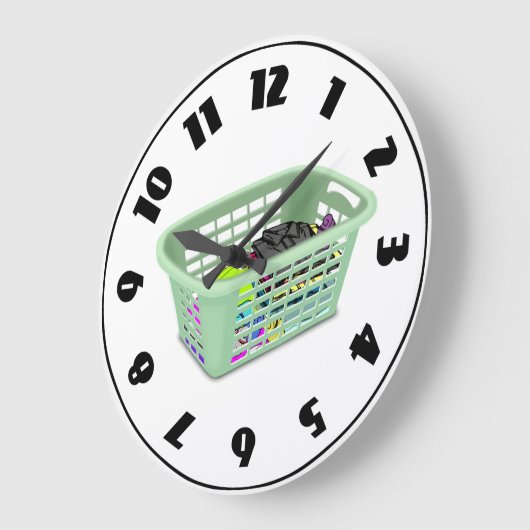 Wäschetrockner Große Wanduhr (Winkel)