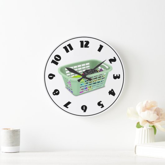 Wäschetrockner Große Wanduhr (Zuhause)