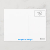 Wäschetrockner-Kätzchen Postkarte (Rückseite)