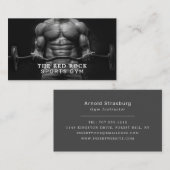 Wäschetrockner, Personal Trainer, Fitnesslehrer Visitenkarte (Vorne/Hinten)