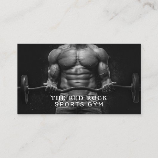 Wäschetrockner, Personal Trainer, Fitnesslehrer Visitenkarte (Vorderseite)