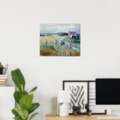 Wäschetrocknung durch Berthe Morisot Poster (Heimbüro)