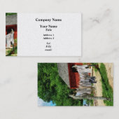 Wäschewechsel online - Platin Visitenkarte (Vorne/Hinten)