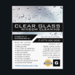 Waschfenster, Fensterreinigung Werbung Flyer<br><div class="desc">Waschfenster,  Fensterreiniger,  Reinigungsservice Werbung Flyer durch den Business Card Store.</div>