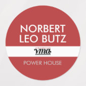 Waschfeste Aufkleber schwarz-weiß (Design 2)