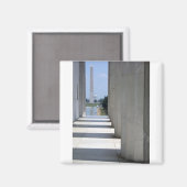 Waschington-Denkmal in Lincoln Magnet (Vorderseite/Rückseite)