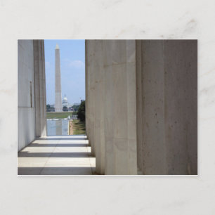 Waschington-Denkmal in Lincoln Postkarte
