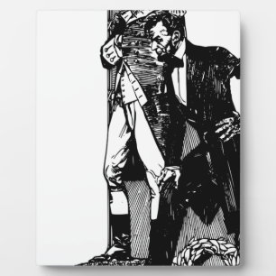 Waschington Lincoln Fotoplatte