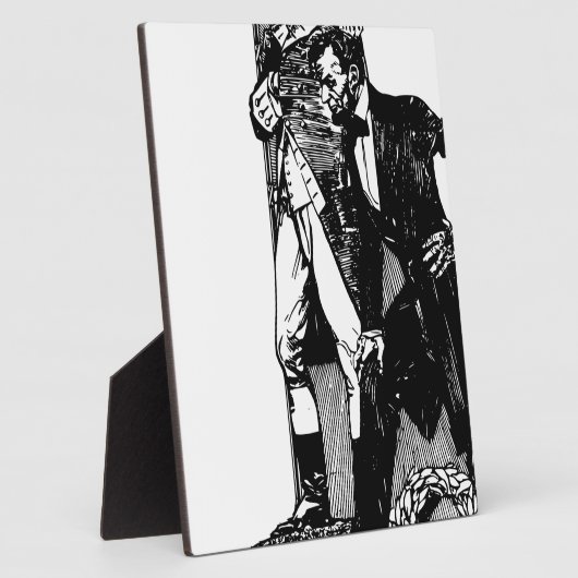 Waschington Lincoln Fotoplatte (Seite)