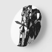 Waschington Lincoln Runde Wanduhr (Winkel)