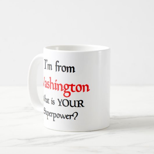 Waschington-Tasse Kaffeetasse (Vorderseite Links)