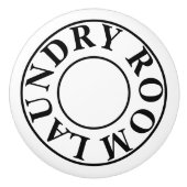 Waschküche Keramikknauf (Vorderseite)