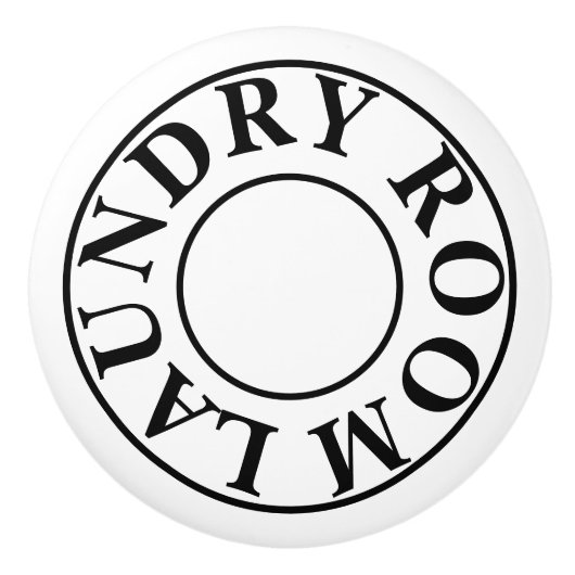 Waschküche Keramikknauf (Vorderseite)