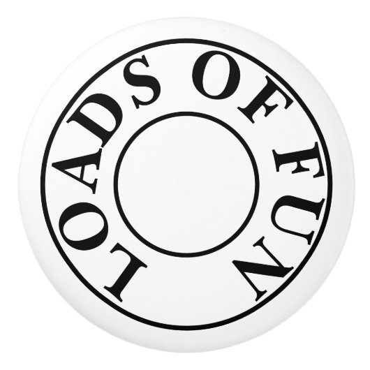 Waschküche Keramikknauf (Vorderseite)