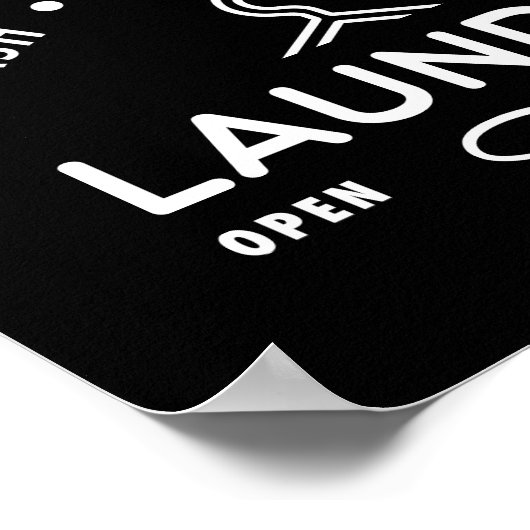 Waschküche Kunst Poster Landschaft (Ecke)