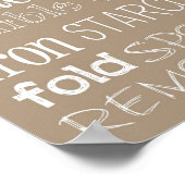 Waschküche Poster (Ecke)