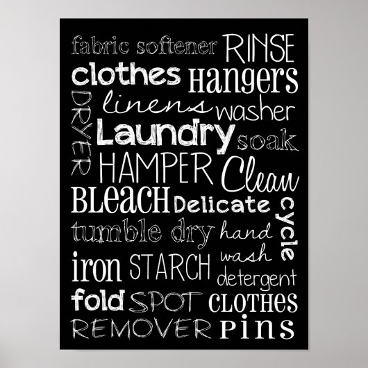 Waschküche Poster (Vorne)