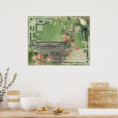 Waschküche Poster (Küche)