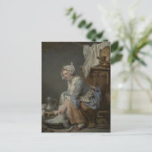 Waschküche Postkarte (Stehend Vorderseite)