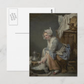 Waschküche Postkarte (Vorne/Hinten)