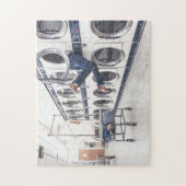 Waschküche Reinigung saubere Waschmaschine Puzzle (Vertikal)