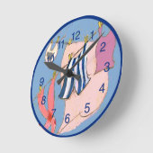 Waschküche-Uhr Runde Wanduhr (Winkel)