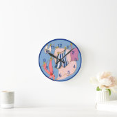 Waschküche-Uhr Runde Wanduhr (Zuhause)