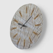 WaschkücheClothespins Große Wanduhr (Winkel)