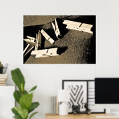 Waschkunst Poster (Heimbüro)