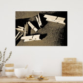 Waschkunst Poster (Küche)