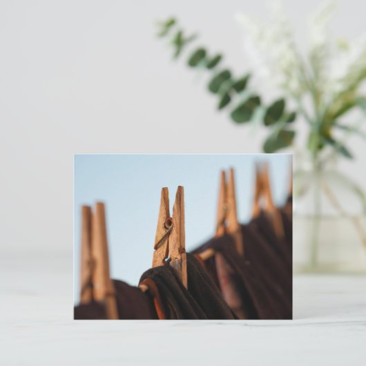 Waschlinie Postkarte (Stehend Vorderseite)