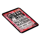 Waschmaschine - Funny Vintage Ad Magnet (Rechte Seite)